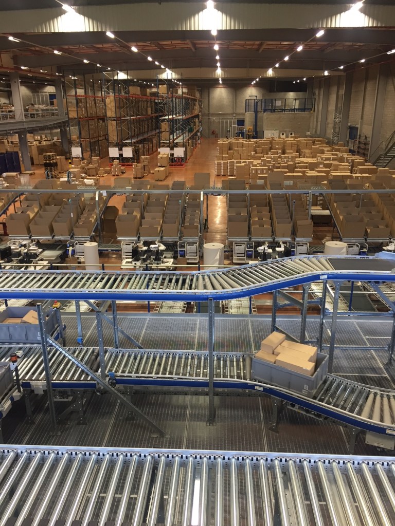 Le nouveau centre logistique a ouvert l'année dernière sur 47 000 m2 - tous les photos P.C.