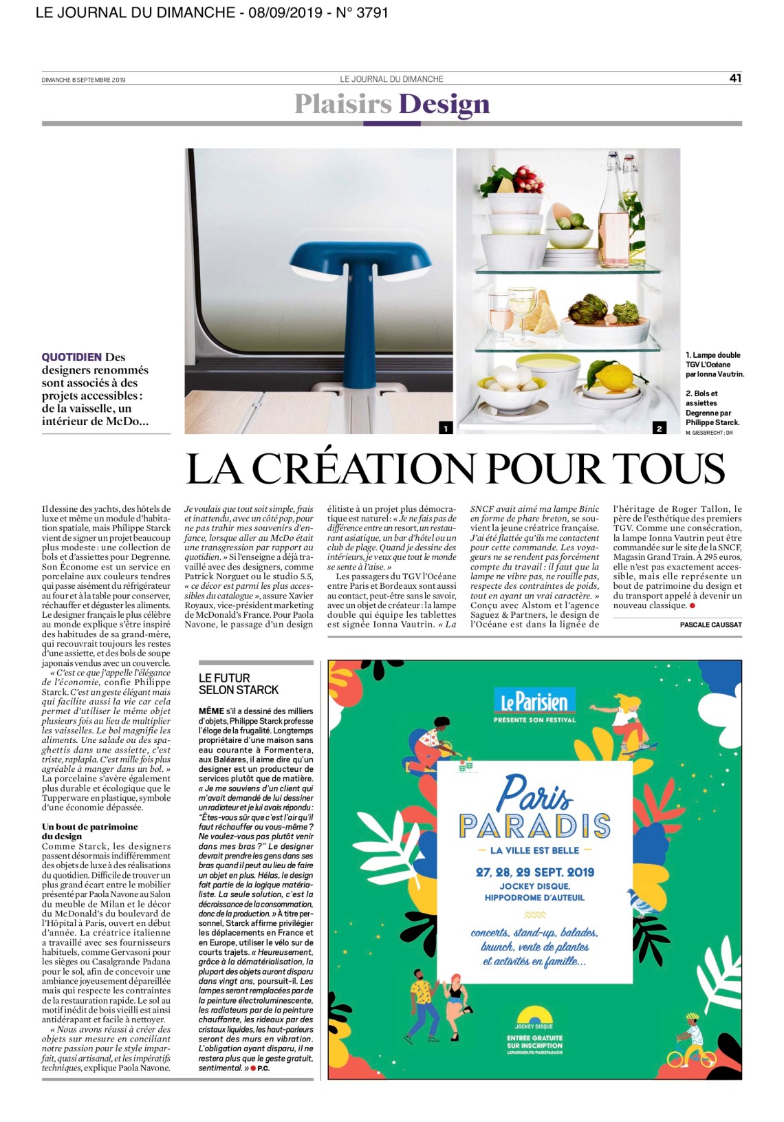 JDD8sept2019.CréationPourTous